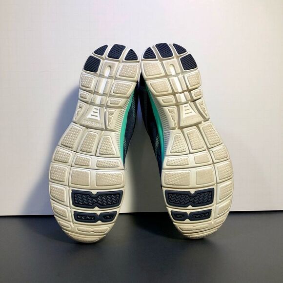 Womens SKECHERS Flex Appeal Blue Running Shoes / Size 7 - Picture 8 of 10